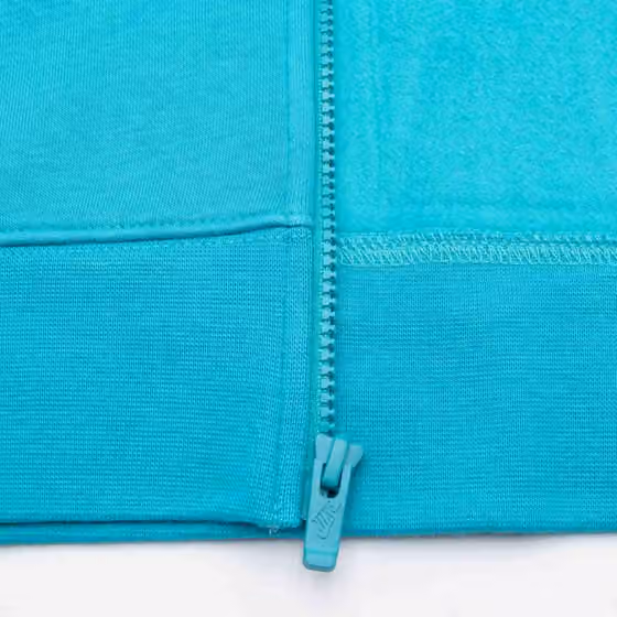 Miami Dolphins Full-Zip Nike Club Fleece Hoodie Aqua view 6