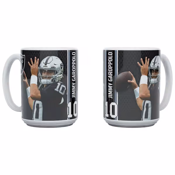 Jimmy Garoppolo Las Vegas Raiders Jumbo Mug (450 ml) view 1