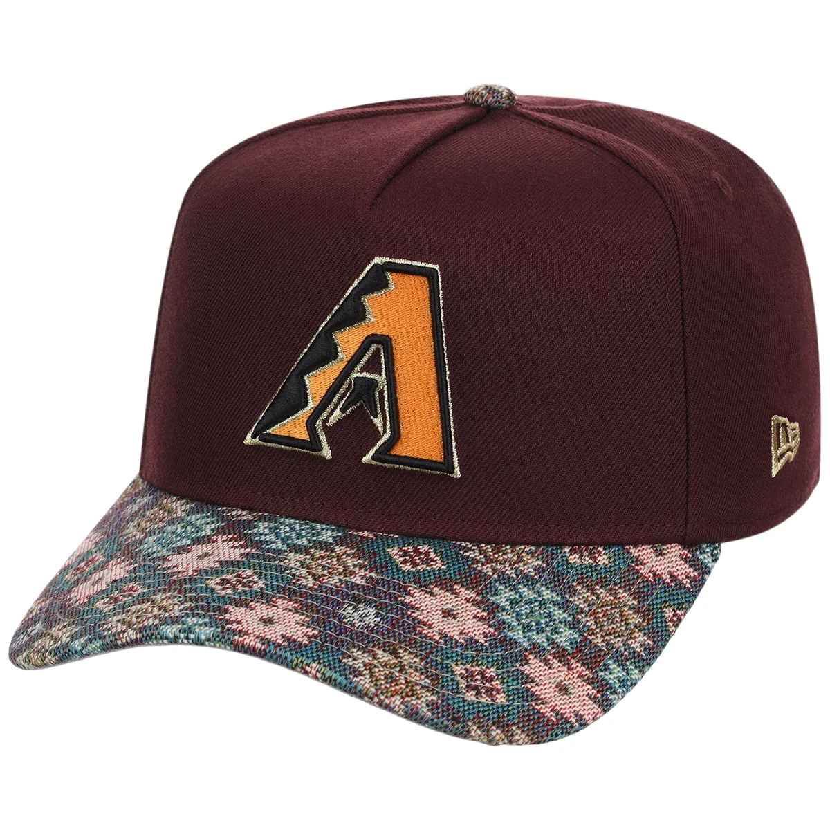 Arizona Diamondbacks - Arizona Aztec New Era 9FORTY A-Frame - 'A' Logo detail view