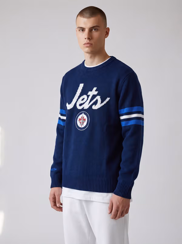 Winnipeg Jets NHL Head Coach Sweater Navy view 1