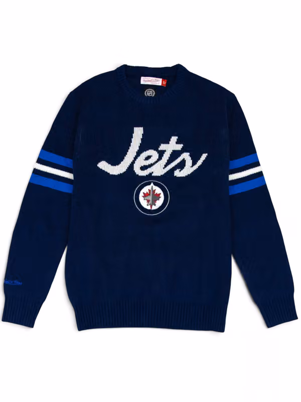 Winnipeg Jets NHL Head Coach Sweater Navy view 2