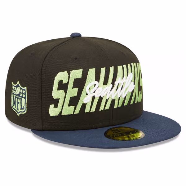 Seattle Seahawks 2022 NFL Draft On-Stage New Era 59FIFTY Fitted Cap product photo