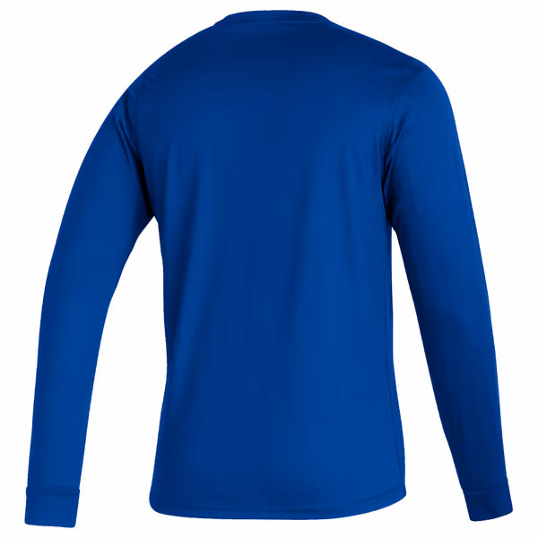 St. Louis Blues 2021/22 NHL adidas Creator Long Sleeve Shirt Blue view 2