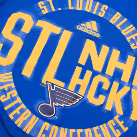 St. Louis Blues 2021/22 NHL adidas Creator Long Sleeve Shirt Blue view 3