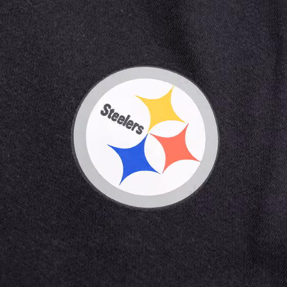 Pittsburgh Steelers Primary Logo NFL Sweat Shorts Black view 4