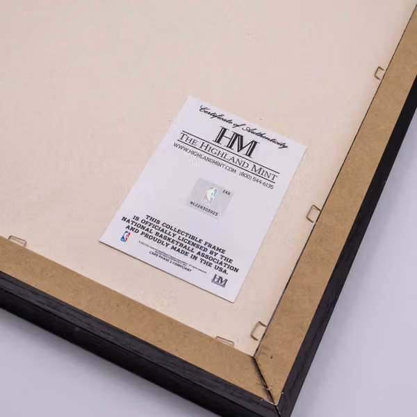 Michael Jordan Chicago Bulls Artist Proof Bronze Coin NBA Photo Frame view 3