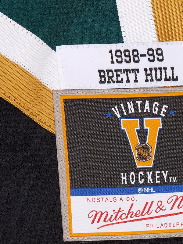 Brett Hull #22 Dallas Stars 1998-99 Premium Power Play NHL Jersey Green view 3
