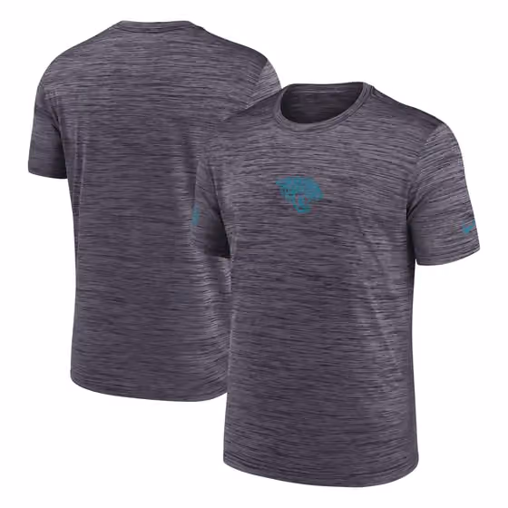 Jacksonville Jaguars 2025 NFL Sideline Nike Velocity Performance T-Shirt Gray view 1