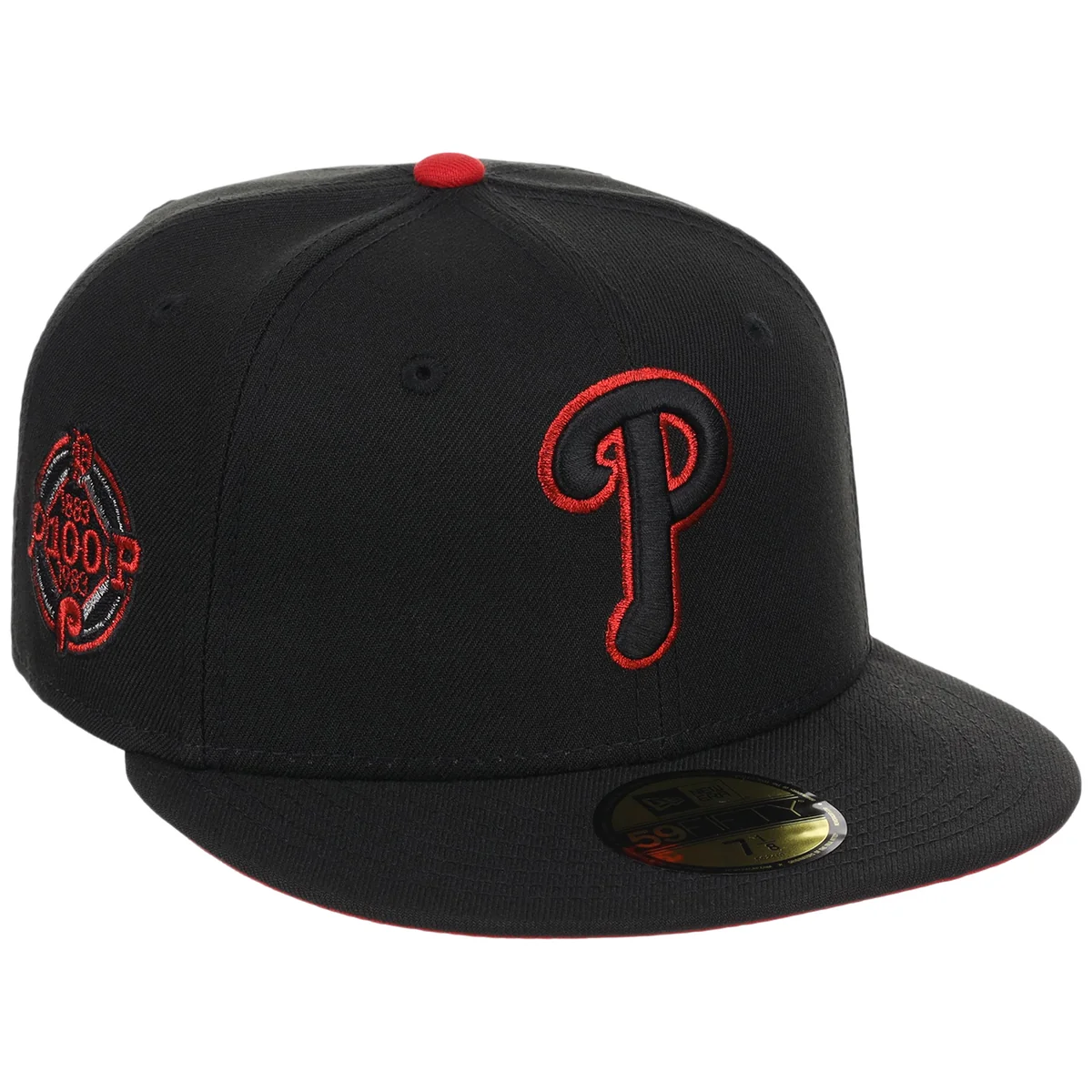 Philadelphia Phillies MLB Midnight Massacre New Era 59FIFTY front view