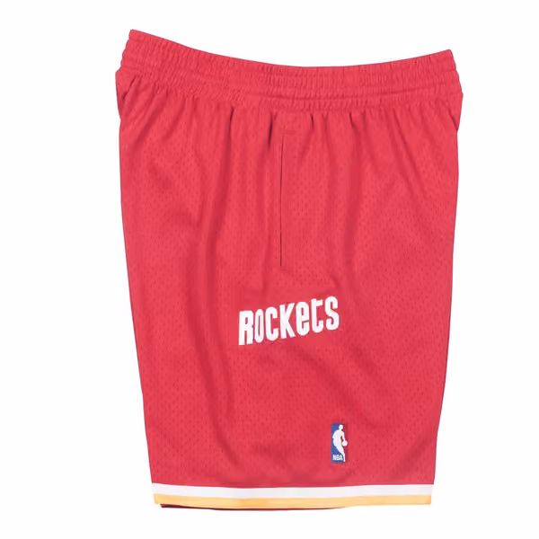 Houston Rockets 1993-94 Mitchell & Ness Swingman NBA Shorts Red view 3