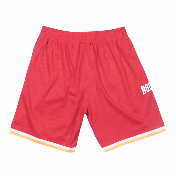 Houston Rockets 1993-94 Mitchell & Ness Swingman NBA Shorts Red view 2