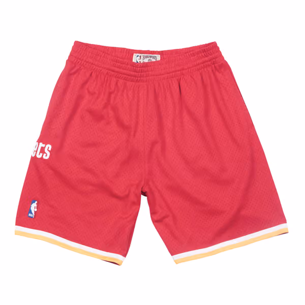 Houston Rockets 1993-94 Mitchell & Ness Swingman NBA Shorts Red view 1