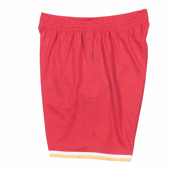 Houston Rockets 1993-94 Mitchell & Ness Swingman NBA Shorts Red view 4