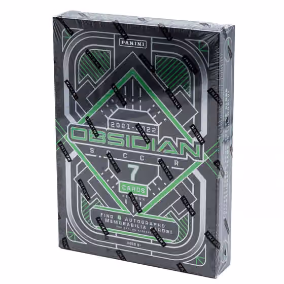 2021/22 Panini Obsidian Soccer Hobby Box view 1