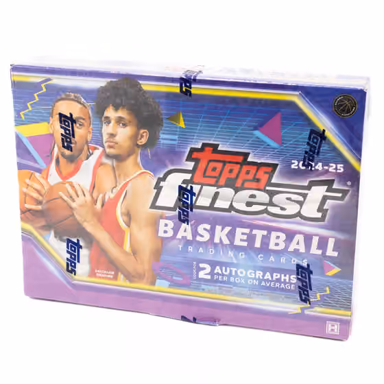 2024/25 Topps Finest Basketball Hobby Box view 1