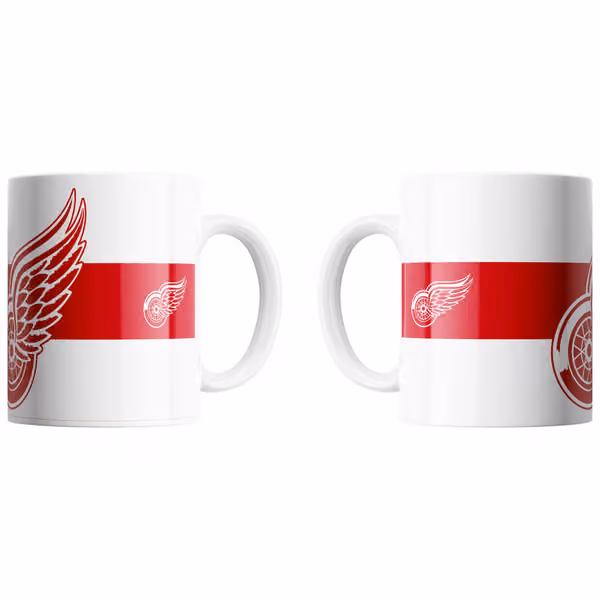 Detroit Red Wings Triple Logo NHL Jumbo Mug (450 ml) view 1