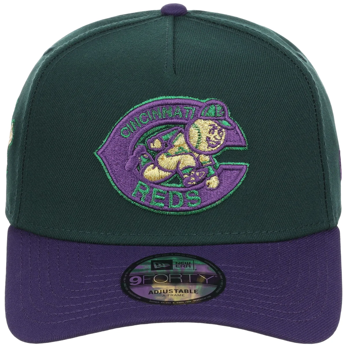 Cincinnati Reds MLB Joke's on You New Era 9FORTY A-Frame detail view