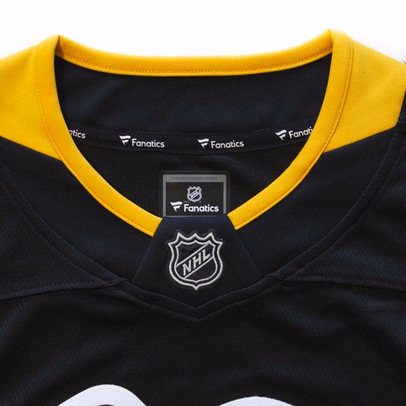 Pittsburgh Penguins Breakaway NHL Jersey Home Black view 4