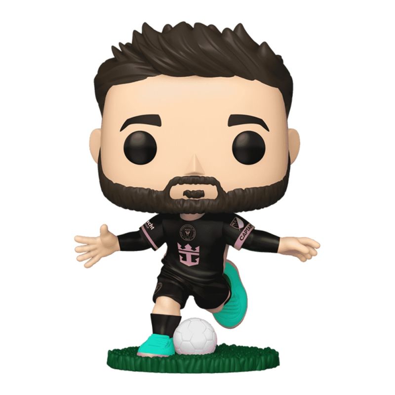 Funko POP! #01 Lionel Messi Inter Miami Vinyl MLS Figure (Black Jersey) view 2