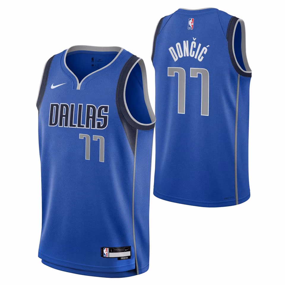 Luka Doncic #77 Dallas Mavericks Nike Swingman NBA Jersey Blue (YOUTH) view 1