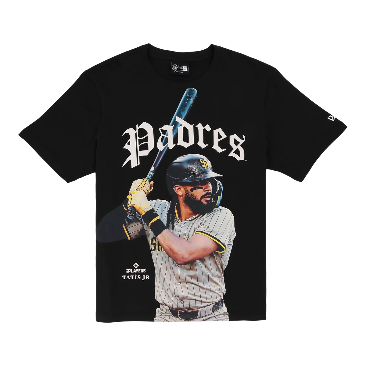 San Diego Padres MLB 'Batter Up' New Era T-Shirt Collection - Fernando Tatis Jr. front view