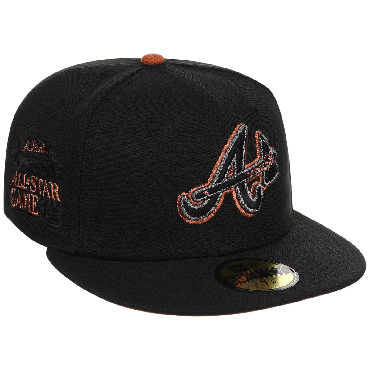Atlanta Braves MLB Copper Pot New Era 59FIFTY front view