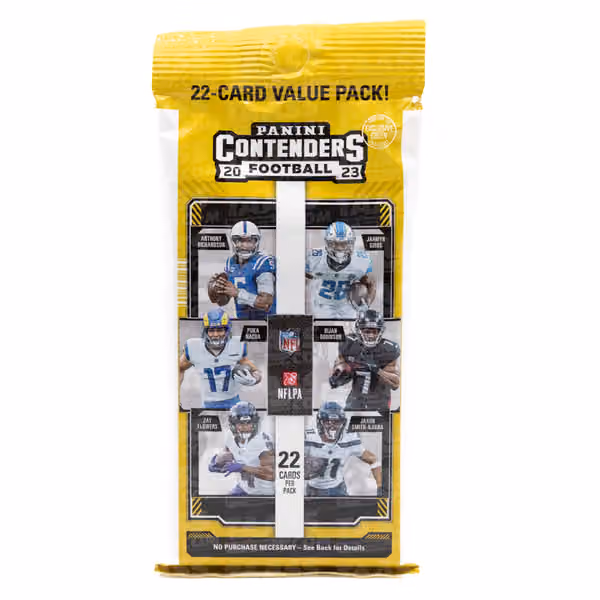 2023 Panini Contenders Football NFL Jumbo Value Fat-Pack Box view 3