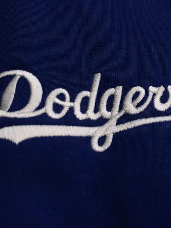 Los Angeles Dodgers Letterman Hooded MLB Jacket Blue view 4