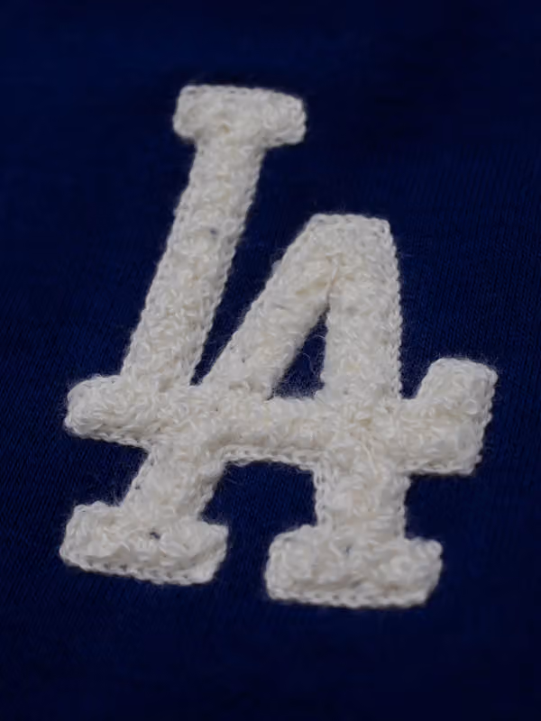 Los Angeles Dodgers Letterman Hooded MLB Jacket Blue view 3