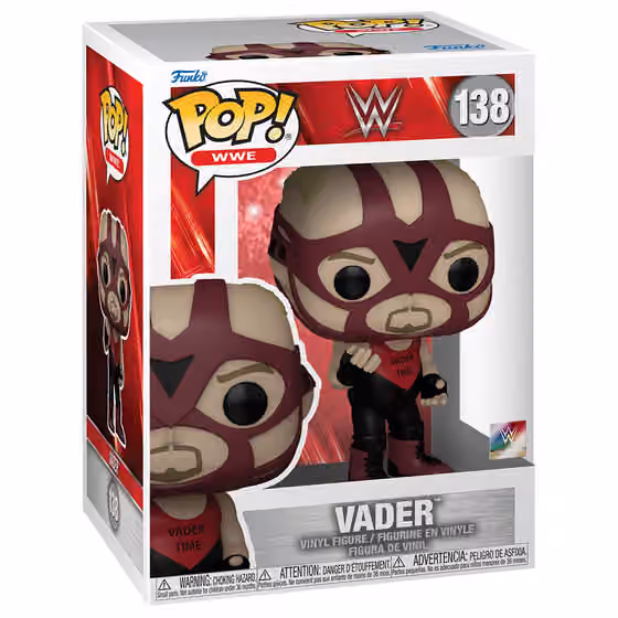 Funko POP! #138 Vader Vinyl WWE Legends Figure view 1