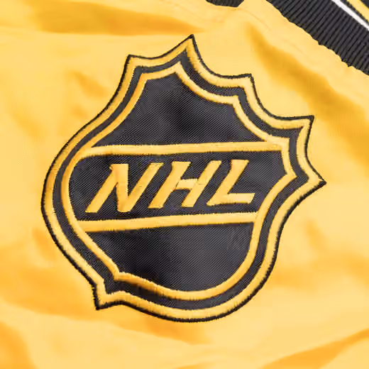 Boston Bruins Enforcer NHL Varsity Satin Jacket view 5