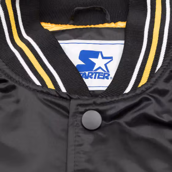 Boston Bruins Enforcer NHL Varsity Satin Jacket view 4