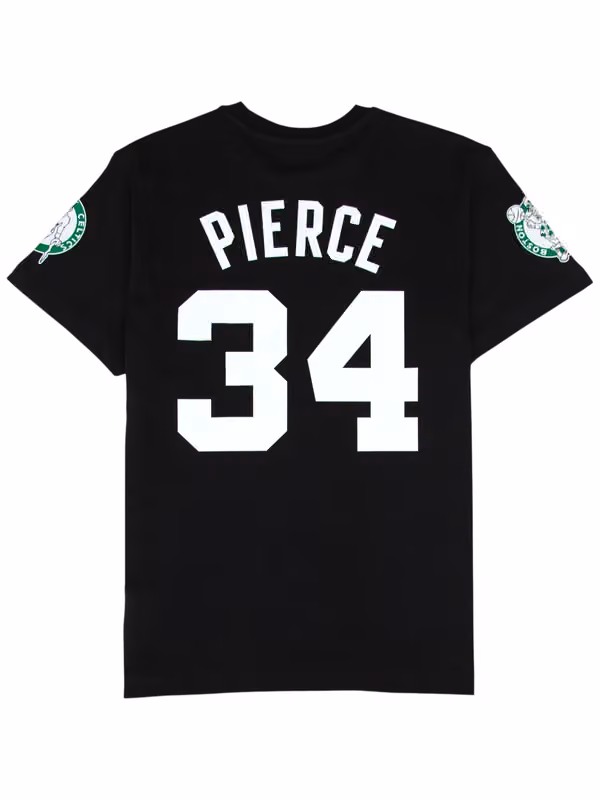 Paul Pierce #34 Boston Celtics Wordmark NBA T-Shirt Black view 1
