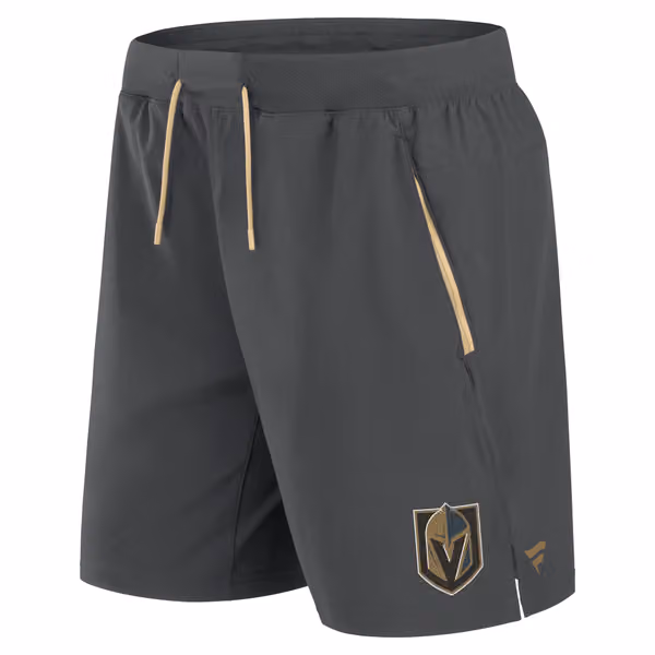 Vegas Golden Knights 2024/25 Authentic Pro Locker Room NHL Shorts Gray view 2