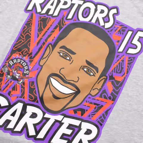 Vince Carter Toronto Raptors Court King Youth NBA T-Shirt (YOUTH) view 3