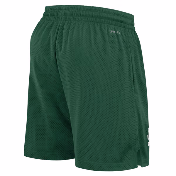 New York Jets 2024 NFL Sideline Mesh Nike Dri-FIT Shorts Green view 2
