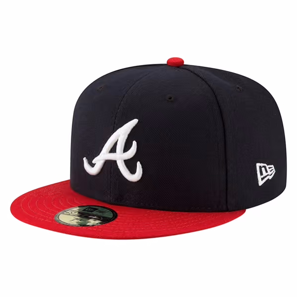 Atlanta Braves Authentic 59FIFTY Fitted MLB Cap Home product photo