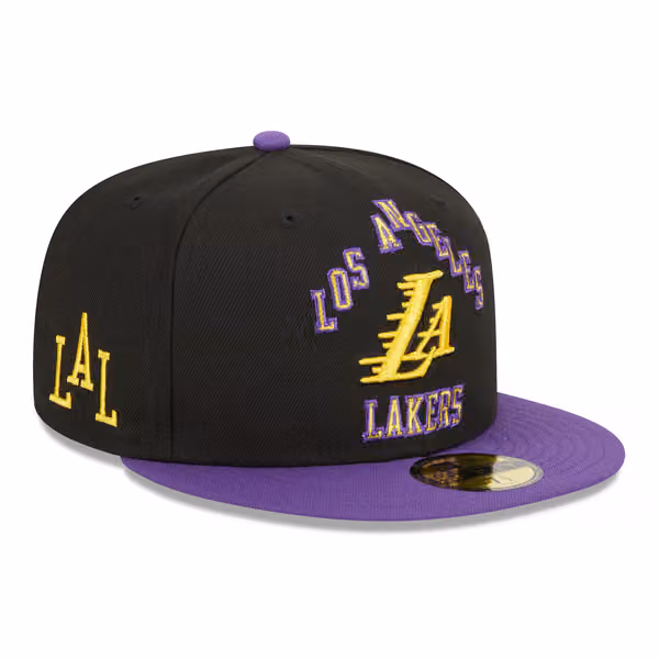 Los Angeles Lakers 2023 NBA City Edition New Era 59FIFTY Fitted Cap product photo