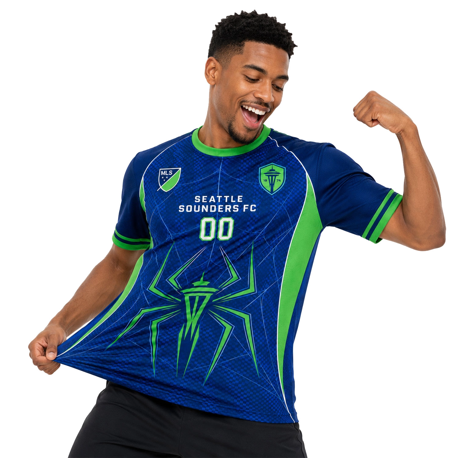 Seattle Sounders Soccer Jersey – Bold Spiderman Fan Edition