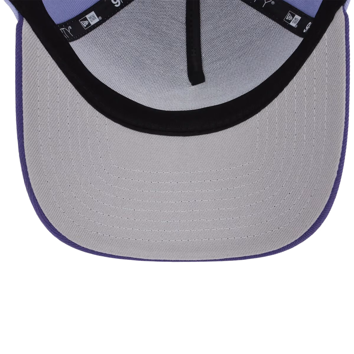 Atlanta Braves MLB Lavender x Purple FASHION CORE New Era 9FORTY A-Frame back view