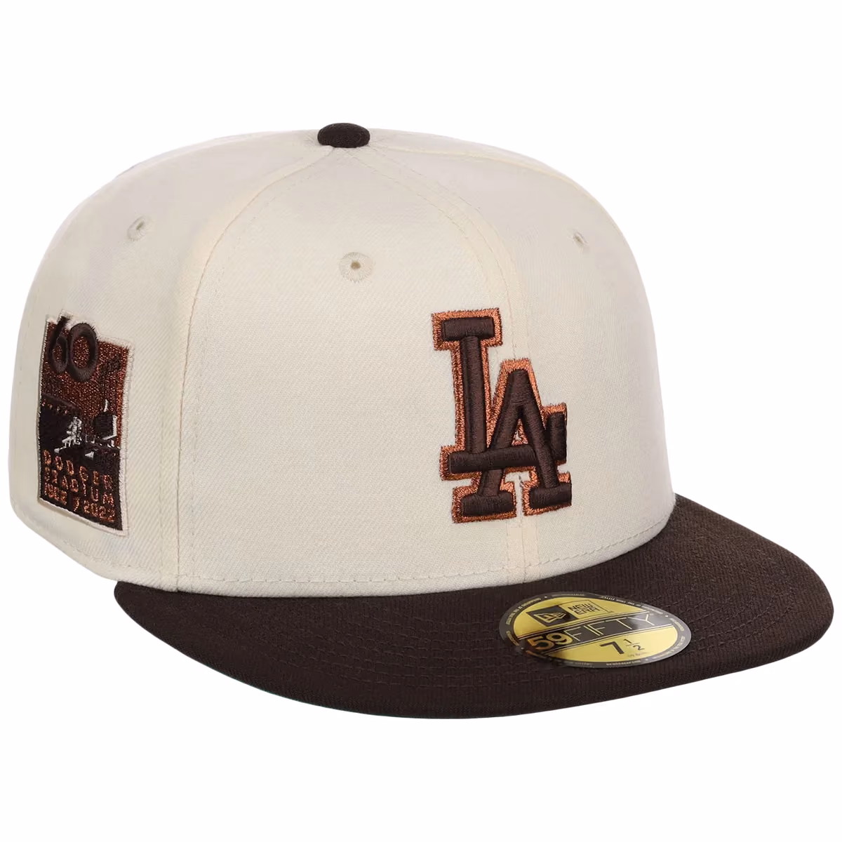 Los Angeles Dodgers MLB Walnut Reserve New Era 59FIFTY front view