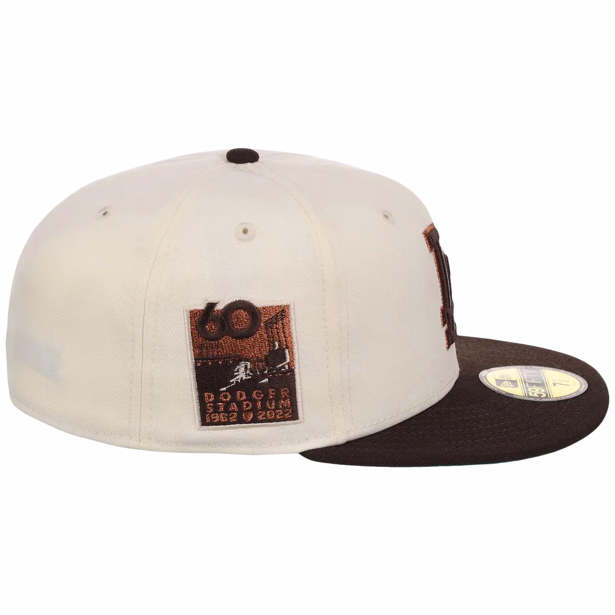 Los Angeles Dodgers MLB Walnut Reserve New Era 59FIFTY detail view