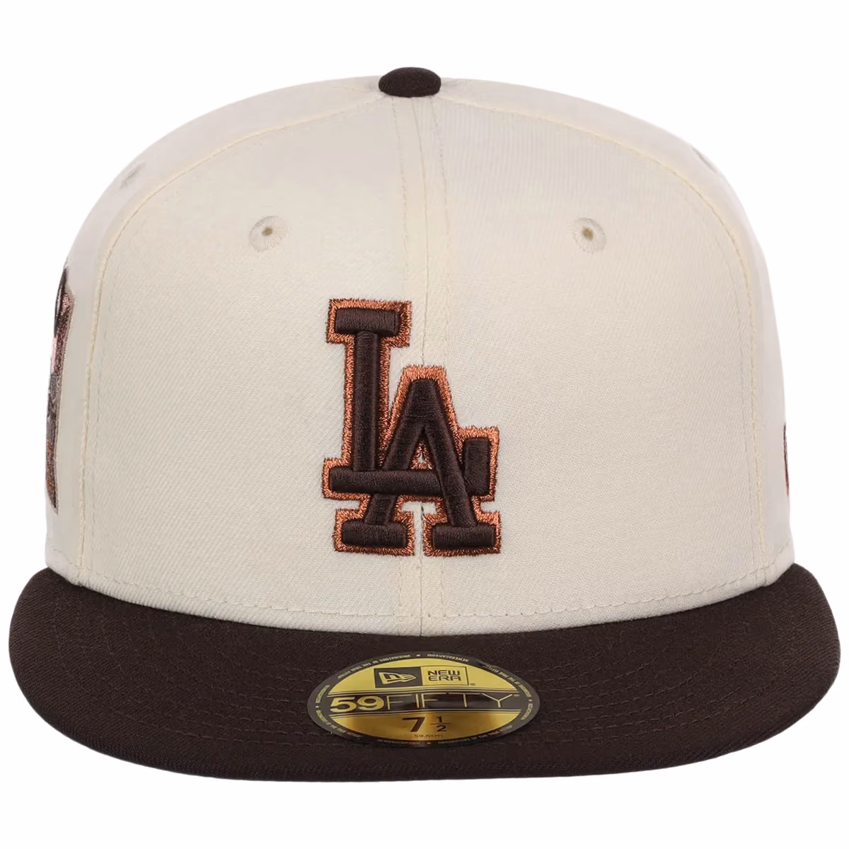 Los Angeles Dodgers MLB Walnut Reserve New Era 59FIFTY detail view