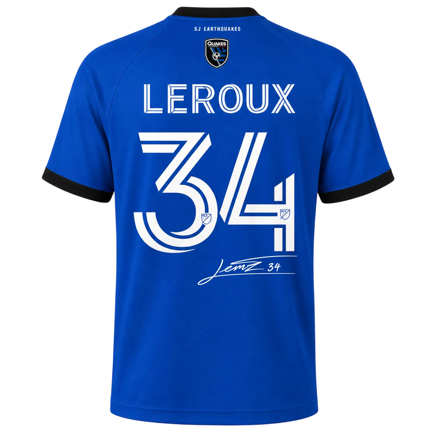 SJE Beau Leroux Signature Blue Jersey – Bold Fan Gear