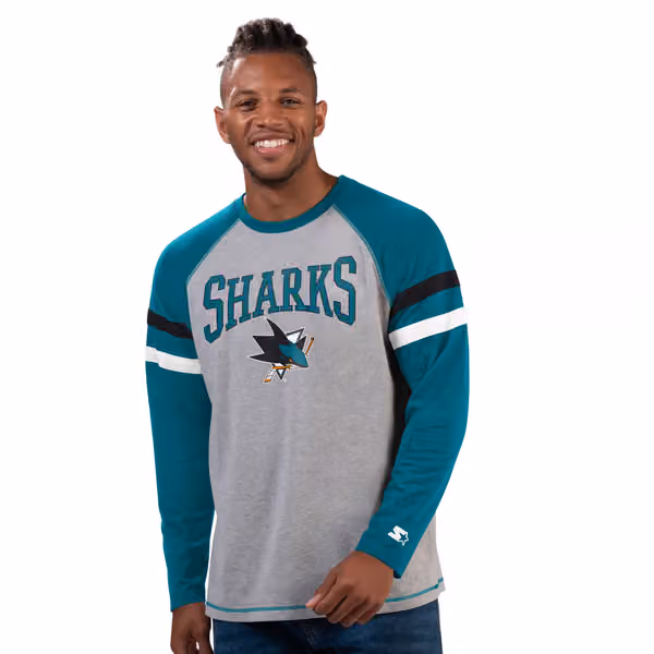 San Jose Sharks Starter NHL Long Sleeve T-Shirt view 1
