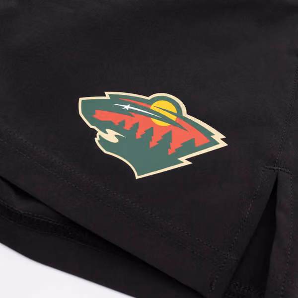 Minnesota Wild 2024/25 Authentic Pro Locker Room NHL Shorts Black view 4