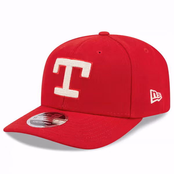 Texas Rangers MLB City Connect Stretch-Snap 9SEVENTY Cap Red product photo