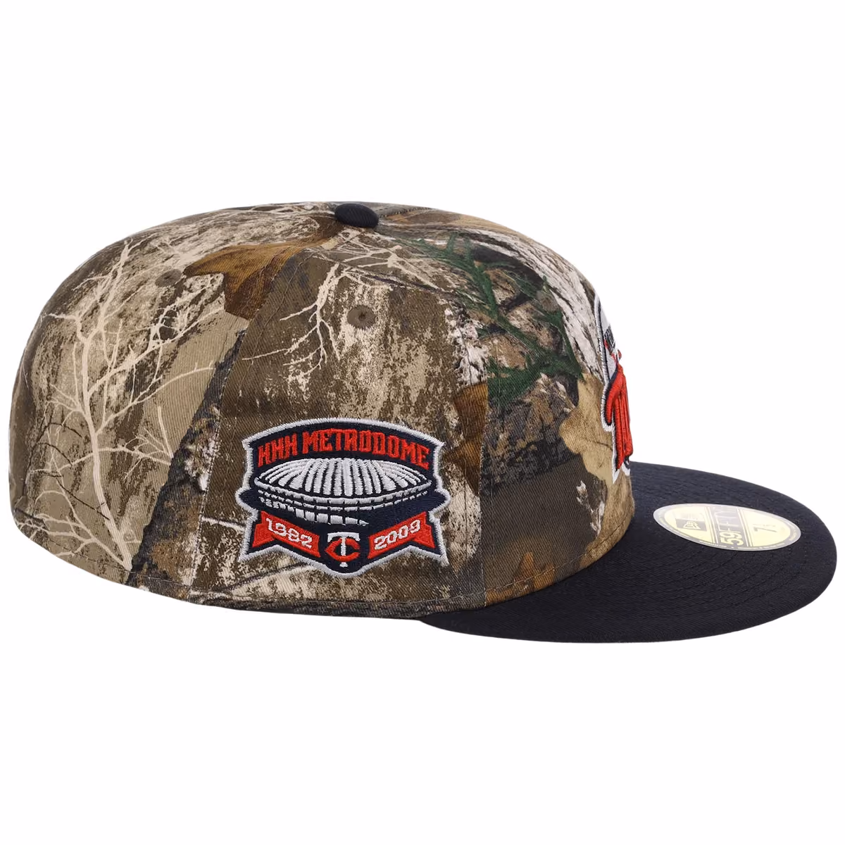 Minnesota Twins MLB Realtree OTC New Era 59FIFTY detail view