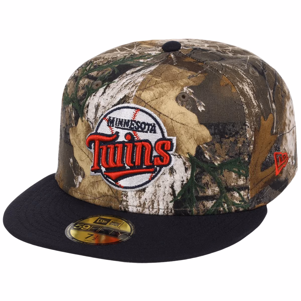 Minnesota Twins MLB Realtree OTC New Era 59FIFTY detail view