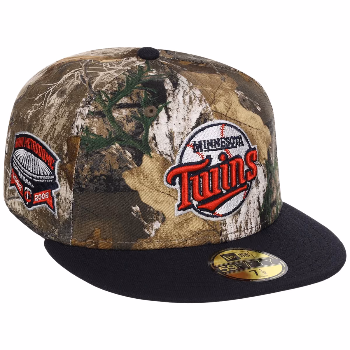 Minnesota Twins MLB Realtree OTC New Era 59FIFTY front view
